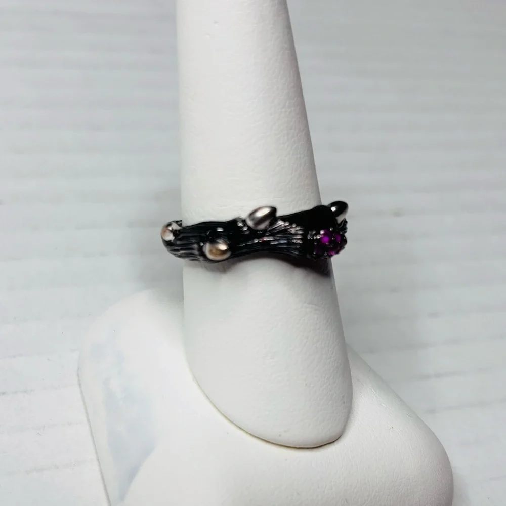 STEPHEN DWECK DIAMONDS Sterling Silver Branch Ring Size 7